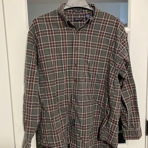 Gant - College Oxford Shirt in Plaid, Men’s Size Large